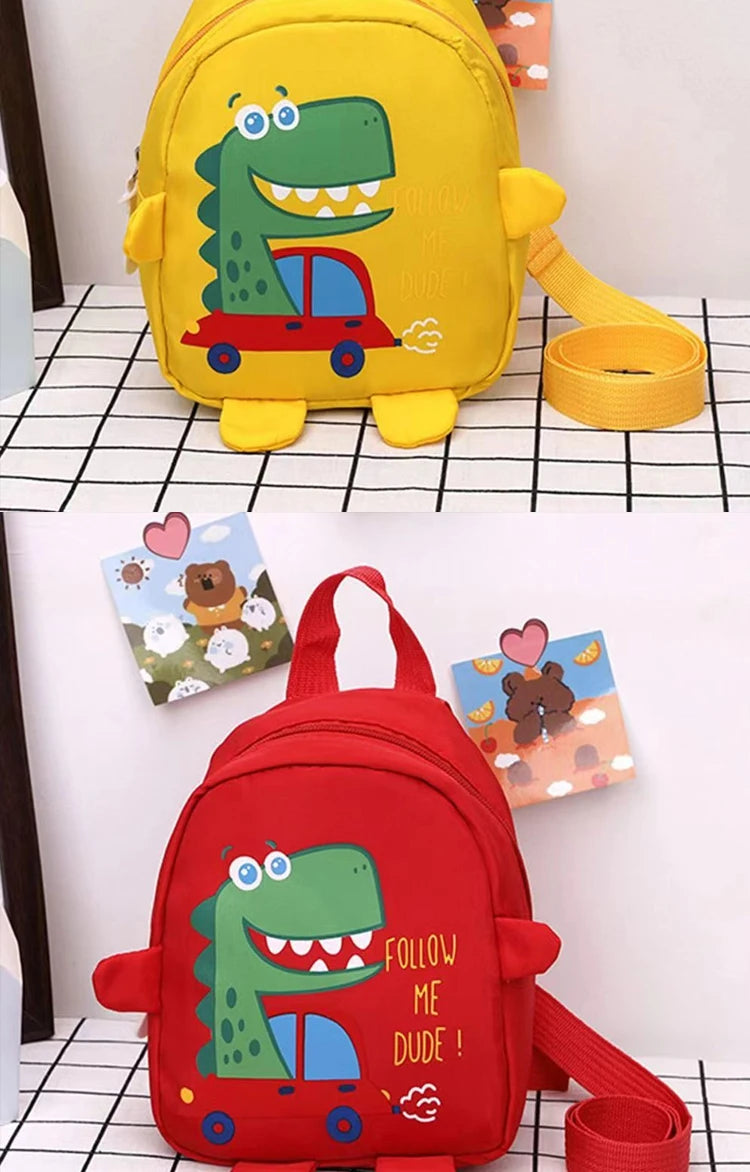 Children Cute Cartoon Dinosaur School Bags