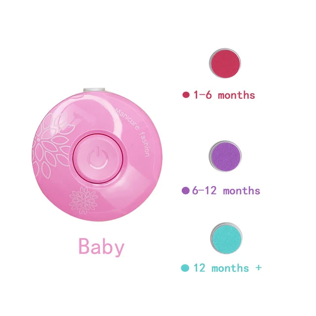 Electric Baby Nail Trimmers Adults Kids Nail Polisher Tool Manicure Scissors Newborn Baby Hygiene Kit Baby Nail Clipper Cutter