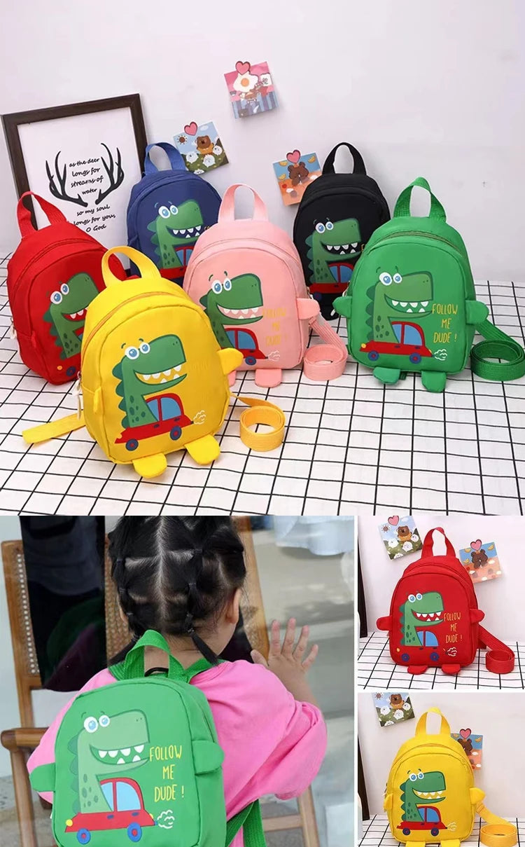 Children Cute Cartoon Dinosaur School Bags