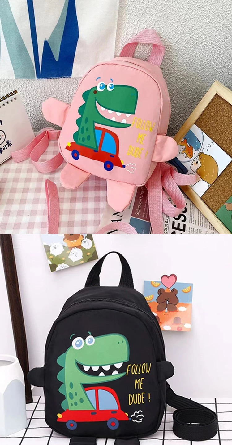 Children Cute Cartoon Dinosaur School Bags