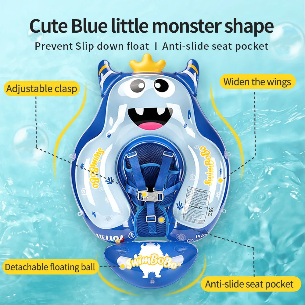 Swimbobo Kids Inflatable Baby Floating Water Toy Swimming Floats Waist Trainer Child Swim Pool Ring PVC Children Float